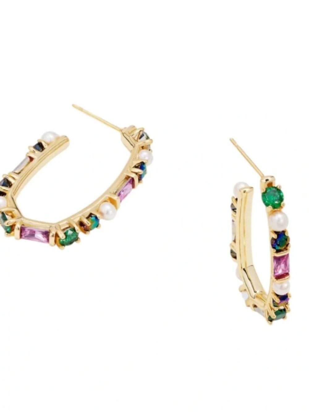 Kendra Scott Multi Mix Madelynn Hoop Earrings